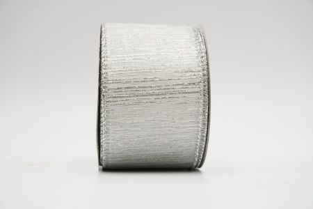 Metallic Shimmer Wired Ribbon_KF6954_sliver